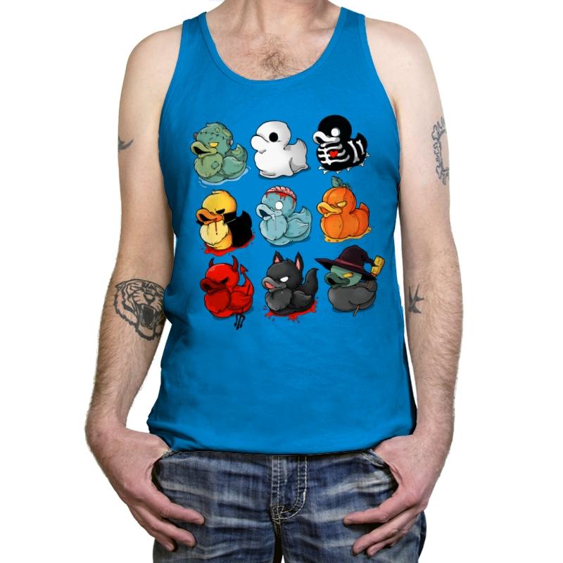 Halloween Ducks - Tanktop Tanktop RIPT Apparel X-Small / Teal