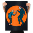 Halloween Fiction - Prints Posters RIPT Apparel 18x24 / Black