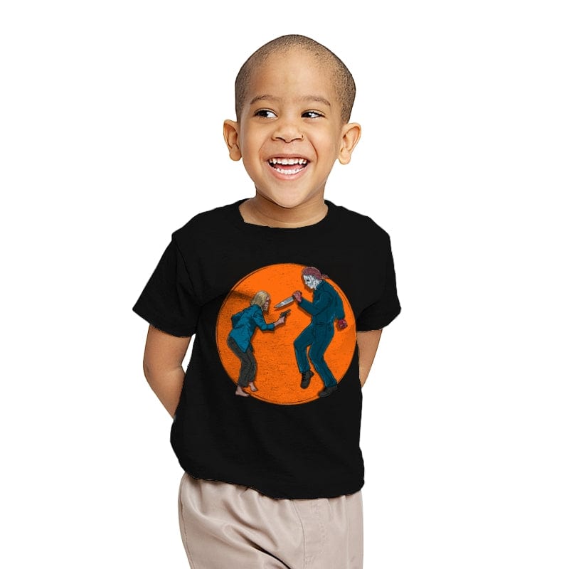 Halloween Fiction - Youth T-Shirts RIPT Apparel X-small / Black