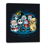 Halloween Friends - Canvas Wraps Canvas Wraps RIPT Apparel 16x20 / Black