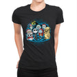 Halloween Friends - Womens Premium T-Shirts RIPT Apparel Small / Black
