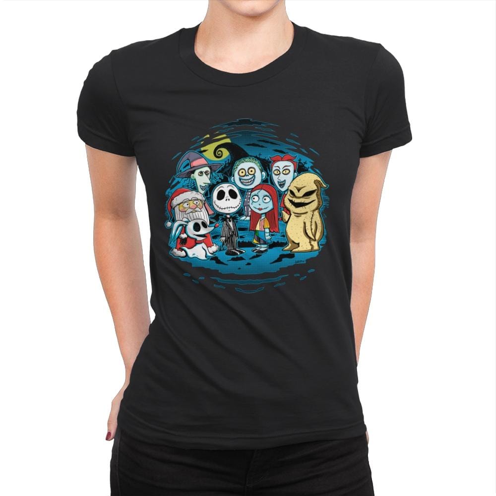Halloween Friends - Womens Premium T-Shirts RIPT Apparel Small / Black