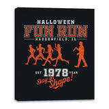 Halloween Fun Run - Canvas Wraps Canvas Wraps RIPT Apparel 16x20 / Black