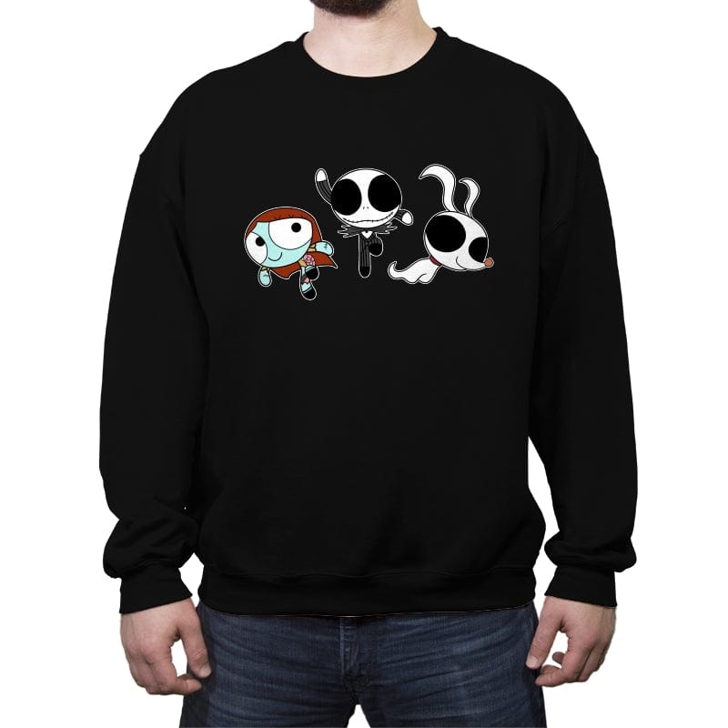 Halloween Girls - Crew Neck Sweatshirt Crew Neck Sweatshirt RIPT Apparel Small / Black