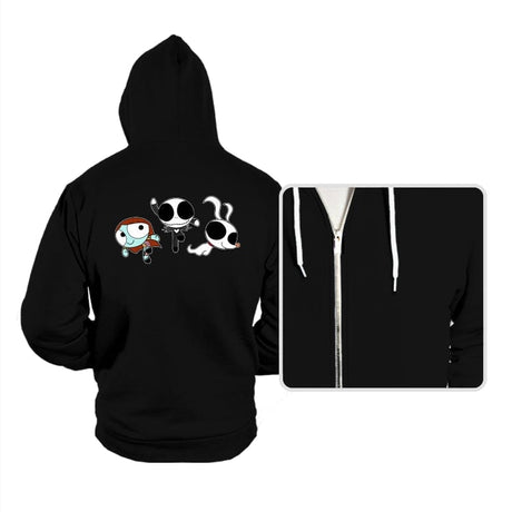 Halloween Girls - Hoodies Hoodies RIPT Apparel Small / Black