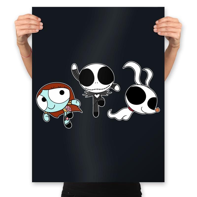 Halloween Girls - Prints Posters RIPT Apparel 18x24 / Black