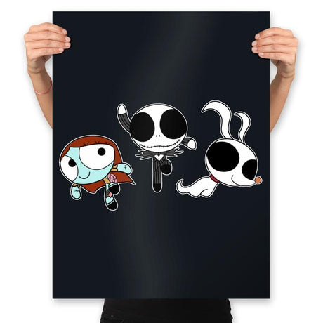 Halloween Girls - Prints Posters RIPT Apparel 18x24 / Black