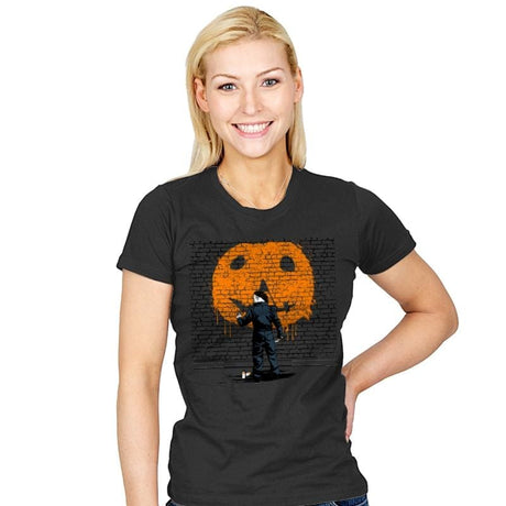 Halloween Graffiti - Womens T-Shirts RIPT Apparel