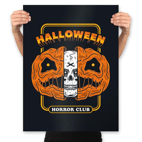 Halloween Horror Club - Prints Posters RIPT Apparel 18x24 / Black