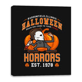 Halloween Horrors - Canvas Wraps Canvas Wraps RIPT Apparel 16x20 / Black