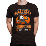 Halloween Horrors - Mens Premium T-Shirts RIPT Apparel Small / Dark Chocolate