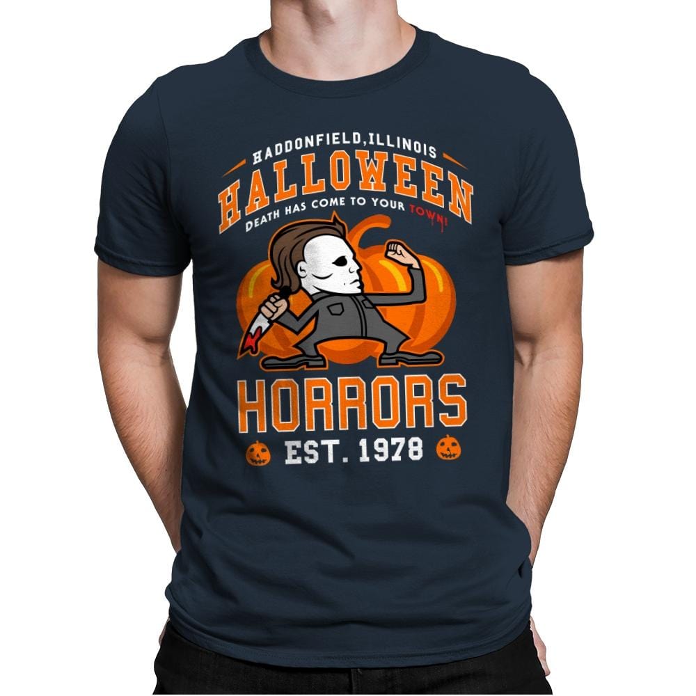 Halloween Horrors - Mens Premium T-Shirts RIPT Apparel Small / Indigo