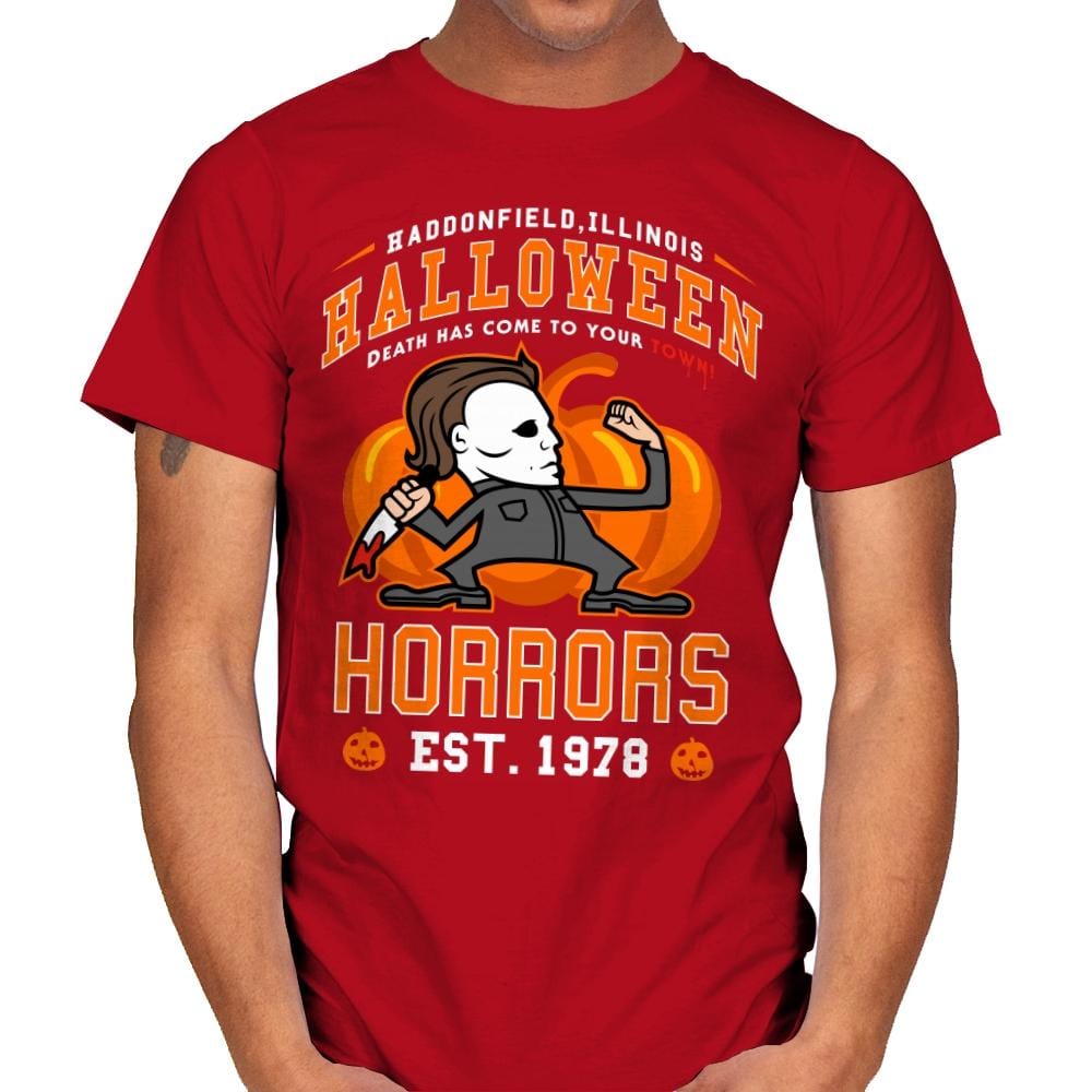 Halloween Horrors - Mens T-Shirts RIPT Apparel Small / Red