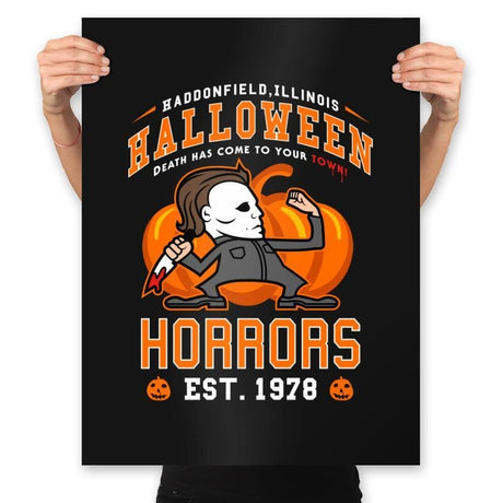 Halloween Horrors - Prints Posters RIPT Apparel 18x24 / Black