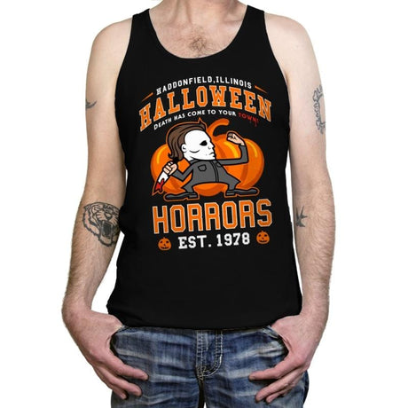 Halloween Horrors - Tanktop Tanktop RIPT Apparel X-Small / Black