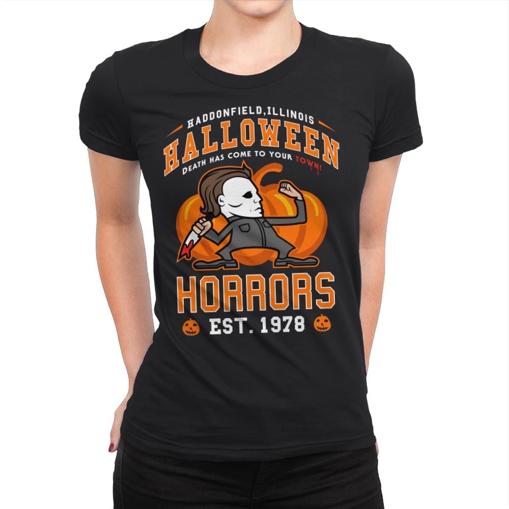 Halloween Horrors - Womens Premium T-Shirts RIPT Apparel Small / Black
