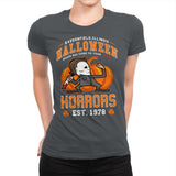 Halloween Horrors - Womens Premium T-Shirts RIPT Apparel Small / Heavy Metal