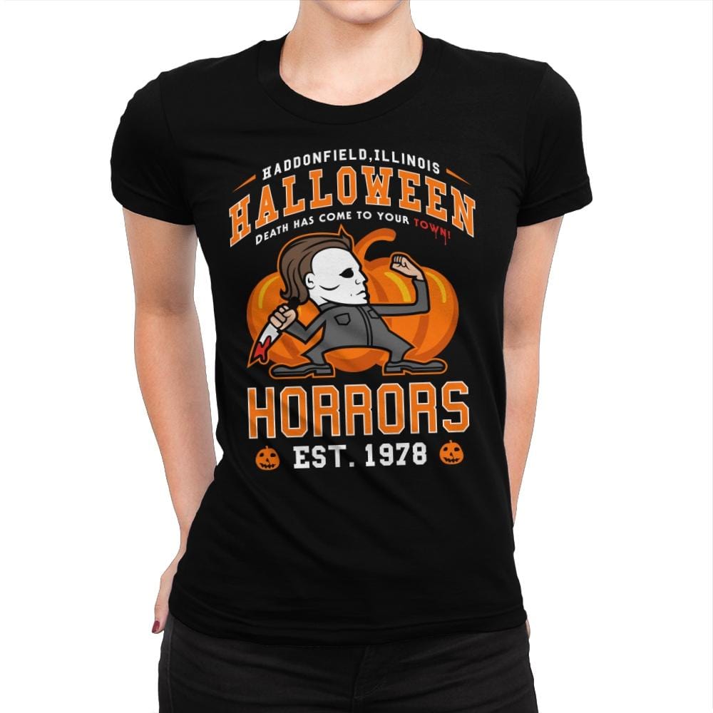Halloween Horrors - Womens Premium T-Shirts RIPT Apparel Small / Indigo