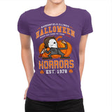 Halloween Horrors - Womens Premium T-Shirts RIPT Apparel Small / Purple Rush
