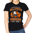 Halloween Horrors - Womens T-Shirts RIPT Apparel Small / Black