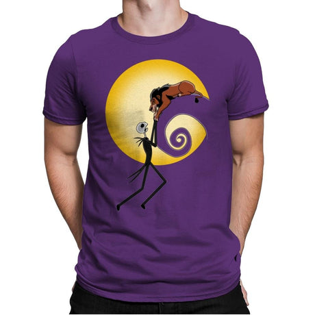 Halloween King Betrayal! - Raffitees - Mens Premium T-Shirts RIPT Apparel Small / Purple Rush
