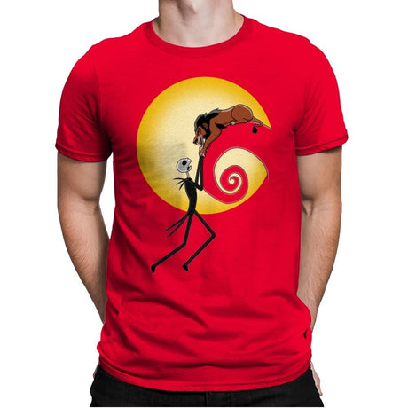Halloween King Betrayal! - Raffitees - Mens Premium T-Shirts RIPT Apparel Small / Red