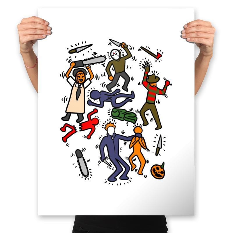 Halloween pop - Prints Posters RIPT Apparel 18x24 / White