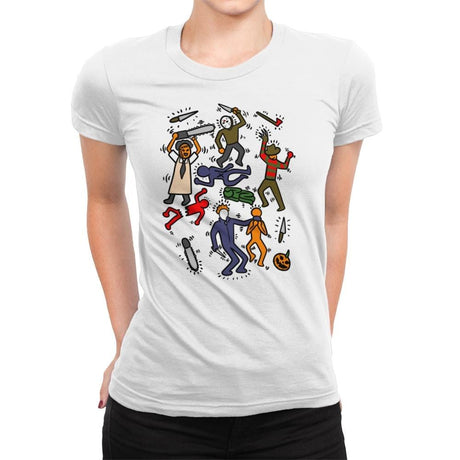Halloween pop - Womens Premium T-Shirts RIPT Apparel Small / White
