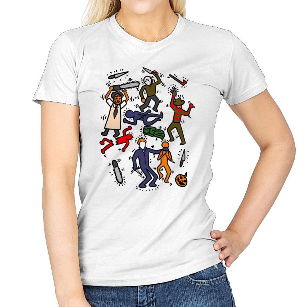 Halloween pop - Womens T-Shirts RIPT Apparel Small / White