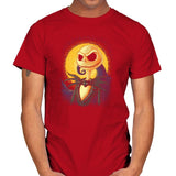 Halloween Portrait - Pop Impressionism - Mens T-Shirts RIPT Apparel Small / Red