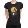 Halloween Portrait - Pop Impressionism - Womens Premium T-Shirts RIPT Apparel Small / Black