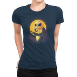 Halloween Portrait - Pop Impressionism - Womens Premium T-Shirts RIPT Apparel Small / Midnight Navy
