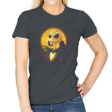 Halloween Portrait - Pop Impressionism - Womens T-Shirts RIPT Apparel Small / Charcoal