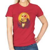 Halloween Portrait - Pop Impressionism - Womens T-Shirts RIPT Apparel Small / Red