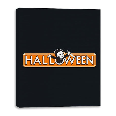 Halloween The Board Game - Canvas Wraps Canvas Wraps RIPT Apparel 16x20 / Black