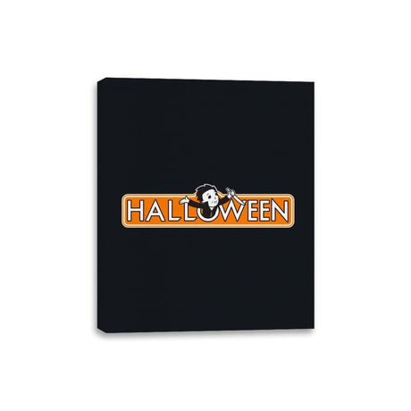 Halloween The Board Game - Canvas Wraps Canvas Wraps RIPT Apparel 8x10 / Black