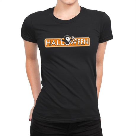 Halloween The Board Game - Womens Premium T-Shirts RIPT Apparel Small / Black