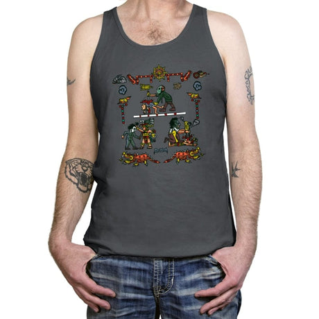 Halloween Wall Art - Tanktop Tanktop RIPT Apparel X-Small / Asphalt