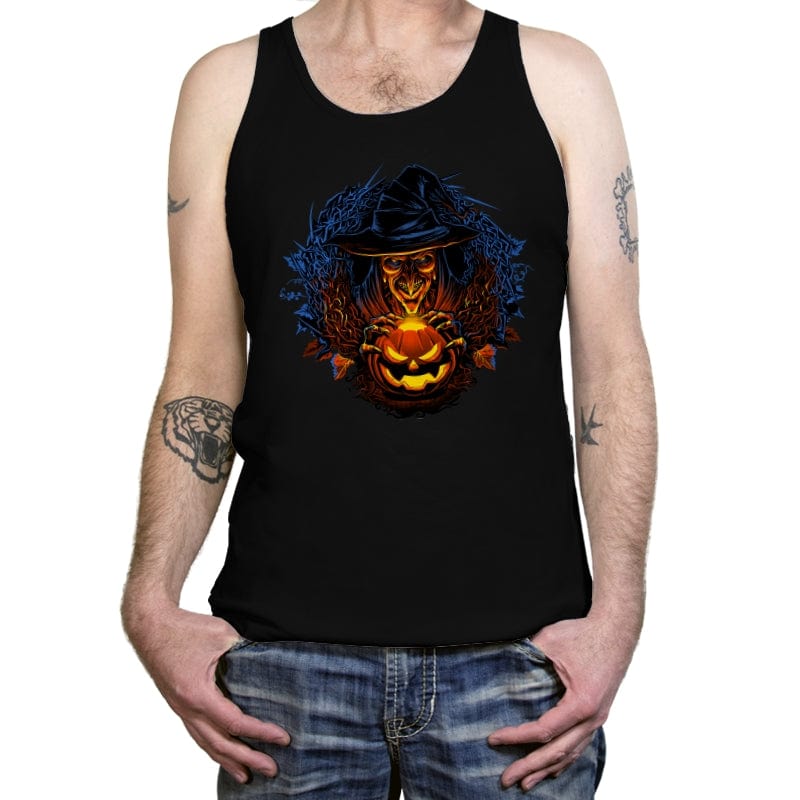 Halloween Wreath - Tanktop Tanktop RIPT Apparel X-Small / Black