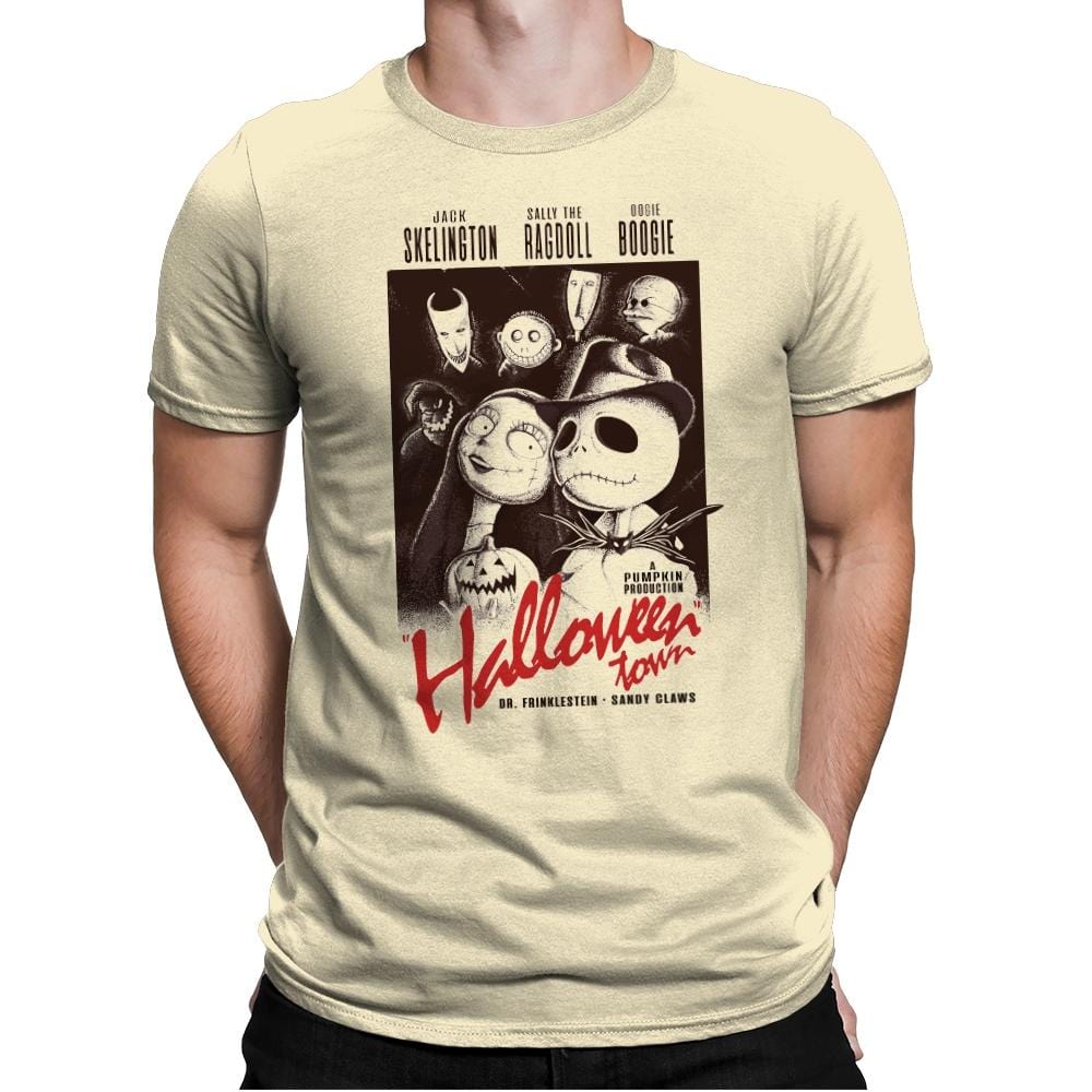 Halloweenblanca - Mens Premium T-Shirts RIPT Apparel Small / Natural