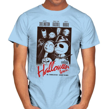 Halloweenblanca - Mens T-Shirts RIPT Apparel Small / Light Blue