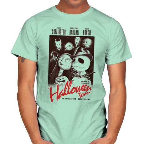 Halloweenblanca - Mens T-Shirts RIPT Apparel Small / Mint Green