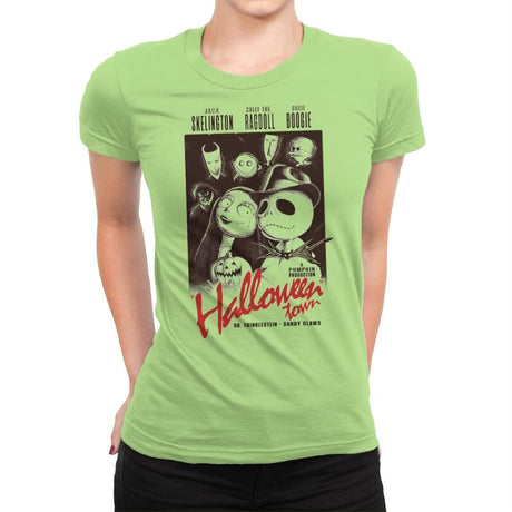 Halloweenblanca - Womens Premium T-Shirts RIPT Apparel Small / Mint