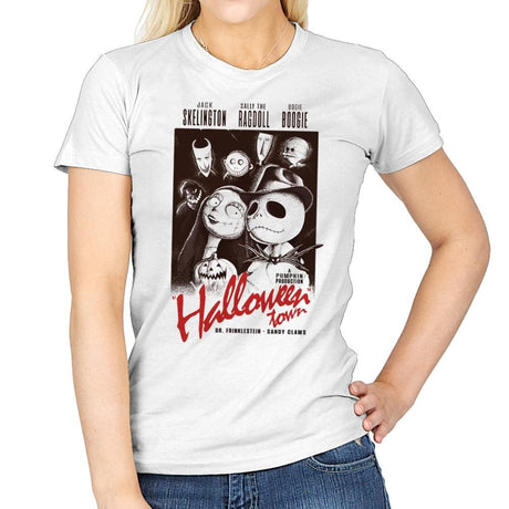 Halloweenblanca - Womens T-Shirts RIPT Apparel Small / White