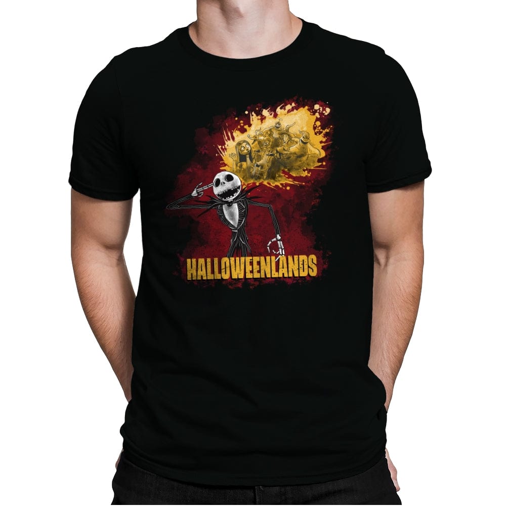 Halloweenlands - Mens Premium T-Shirts RIPT Apparel Small / Black