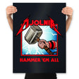 Hammer Time - Prints Posters RIPT Apparel 18x24 / Black