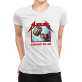 Hammer Time - Womens Premium T-Shirts RIPT Apparel Small / White