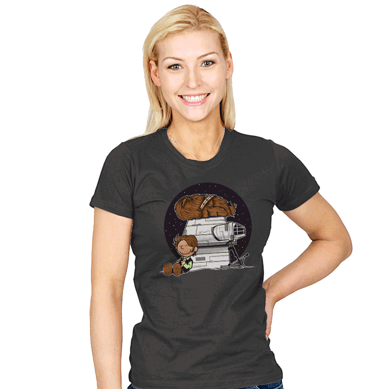 Han Brown - Womens - Juniors T-Shirts RIPT Apparel