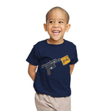 Han Shot First  - Youth T-Shirts RIPT Apparel X-small / Navy