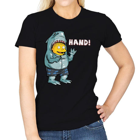 Hand - Womens T-Shirts RIPT Apparel Small / Black